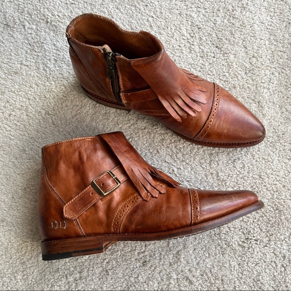 Bed Stu Shoes - Bed Stu Leather Dipper Ankle Boots 8